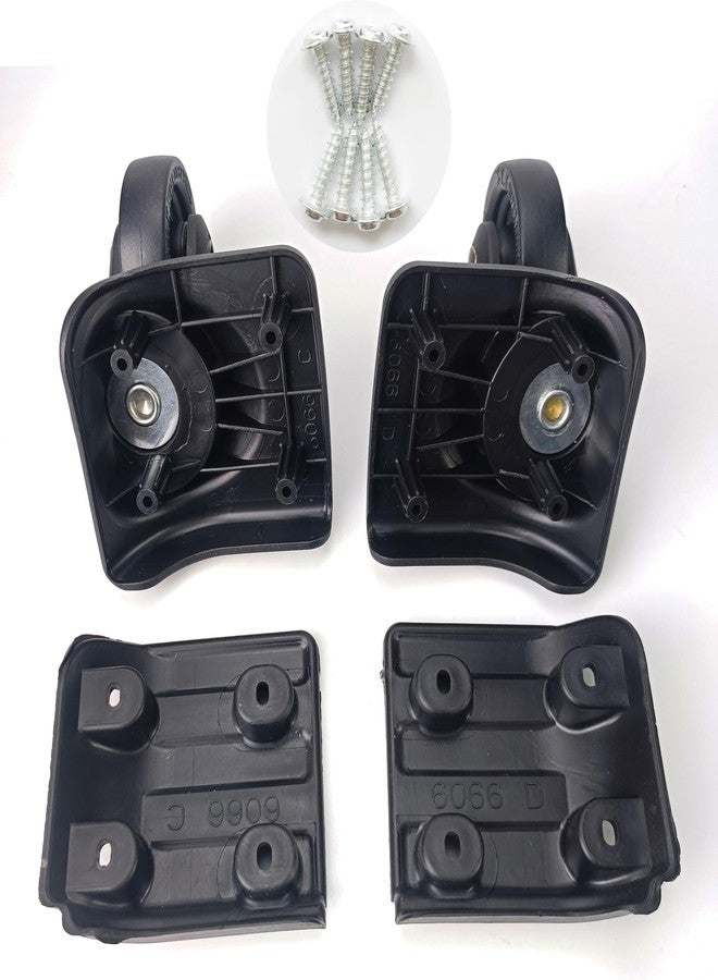 AUZPFRUM Pair of Replacement Luggage Wheel Repair Suitcase Bag Parts Spinner Wheels for Customs Box, Luggage Repair Wheels with Screws - Image 2
